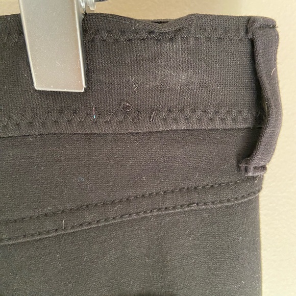 Chico's Black Ponte Pants | Women's Sz 8 - Chico's Sz 1 - Picture 7 of 10